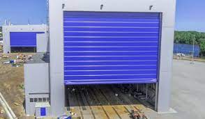 Hoist Up Fabric Hangar Doors 1