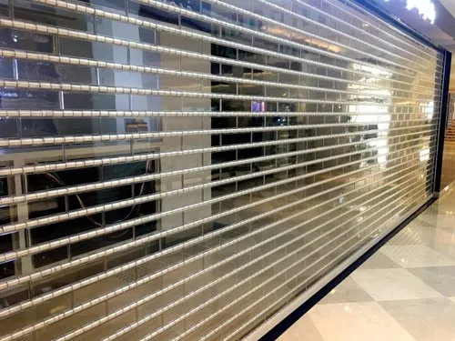 Motorised Acrylic Rolling Shutters 1
