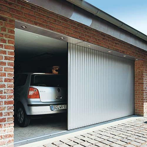 Motorised Corner Folding Garage Doors 1