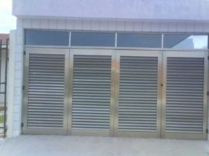 Motorised Telescopic Sliding Garage Doors 1
